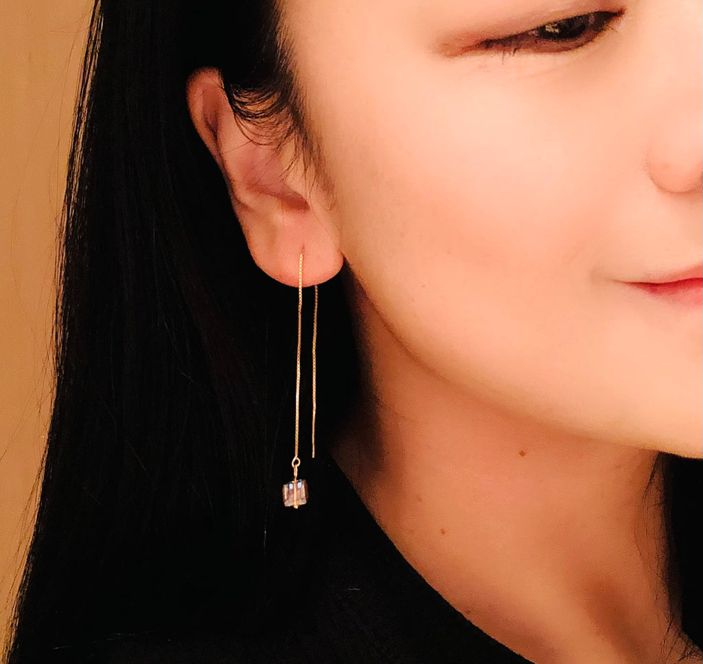 Cube Crystal Earrings