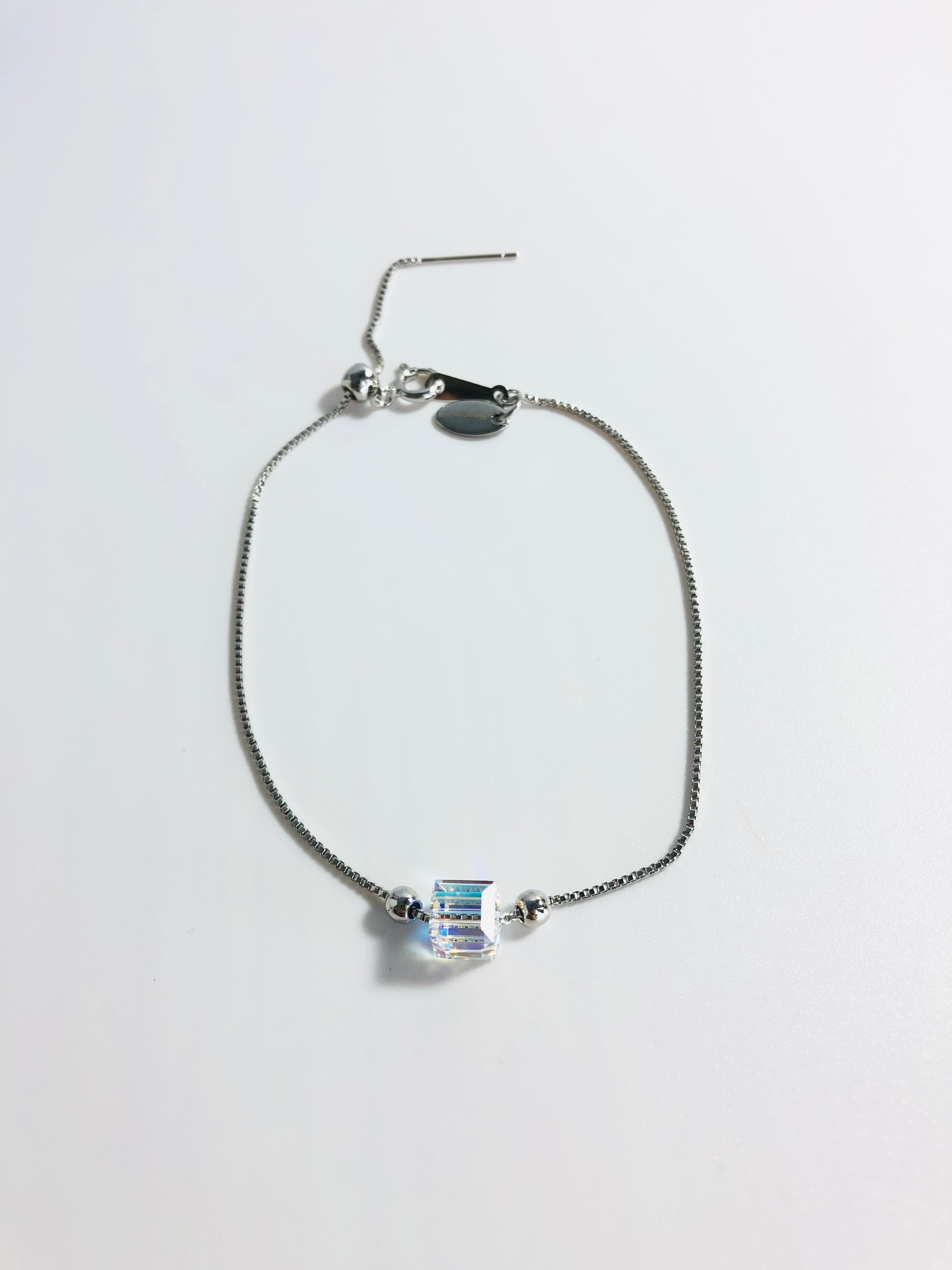 Aurora Crystal Adjustable Chain Bracelet